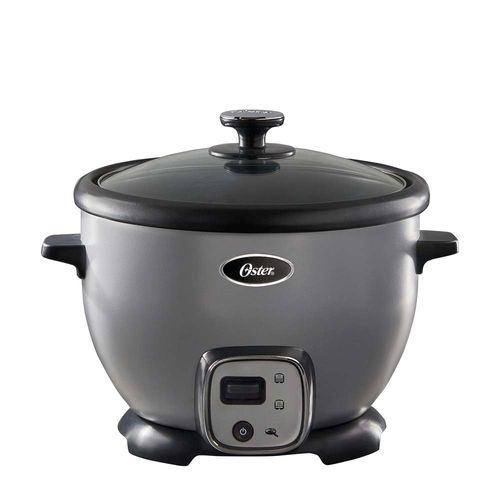 Oster® Arrocera Multiusos, con Función de Sofrito, Olla Interior Extraíble con Recubrimiento Antiadherente, Plateado, CKSTRC8029S