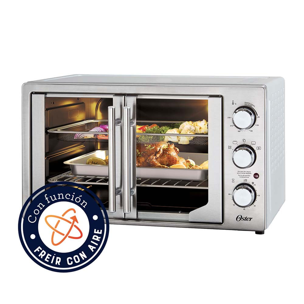Oster® Horno con Freidora de Aire, Recubrimiento Antiadherente