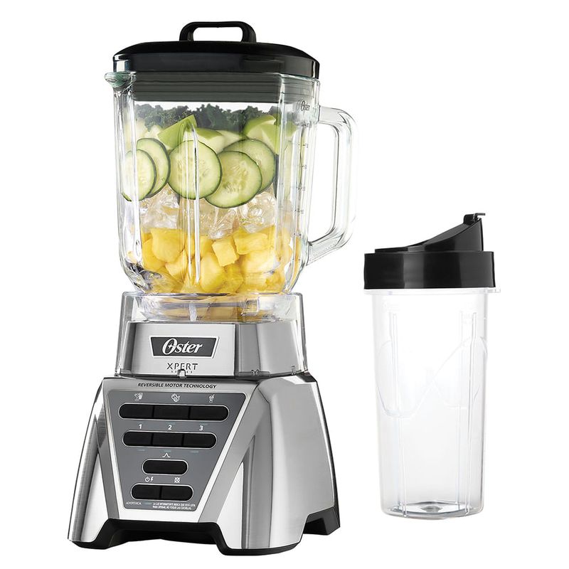 Licuadora-Xpert-Series™-Oster®-con-Control-de-Textura-y-Vaso-de-Vidrio-y-un-Blend-N-Go-Plateada-BLST3A-CPG