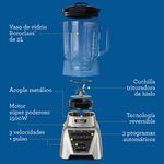 Licuadora-Xpert-Series™-Oster®-con-Control-de-Textura-y-Vaso-de-Vidrio-y-un-Blend-N-Go-Plateada-BLST3A-CPG