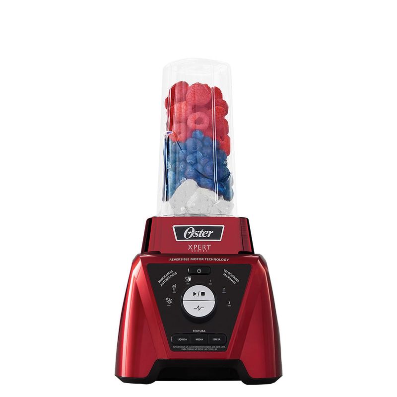 Licuadora-Xpert-Series™-Oster®-Motor-Reversible-con-Control-de-Texturas-Vaso-de-Vidrio-y-Vaso-de-Tritan™-Blend-N-Go-Roja--BLST3B-RPG
