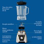 Licuadora-Xpert-Series™-Oster®-3-Programas-Automaticos-Control-de-Textura-Vaso-de-Vidrio-Vaso-Tritan™-Blend-N-Go-Niquelada-BLST3B-CPG