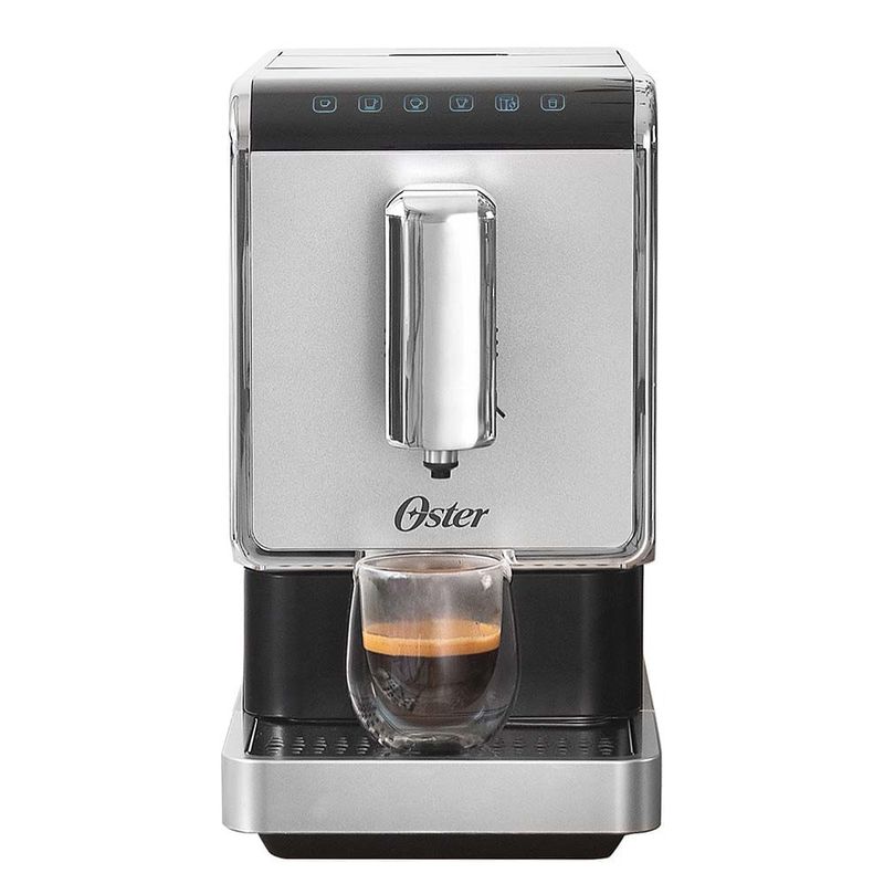 Cafetera-Oster®-Super-Automatica-para-Espresso-con-20-Bar-de-Presion-Plateada
