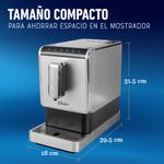 Cafetera-Oster®-Super-Automatica-para-Espresso-con-20-Bar-de-Presion-Plateada
