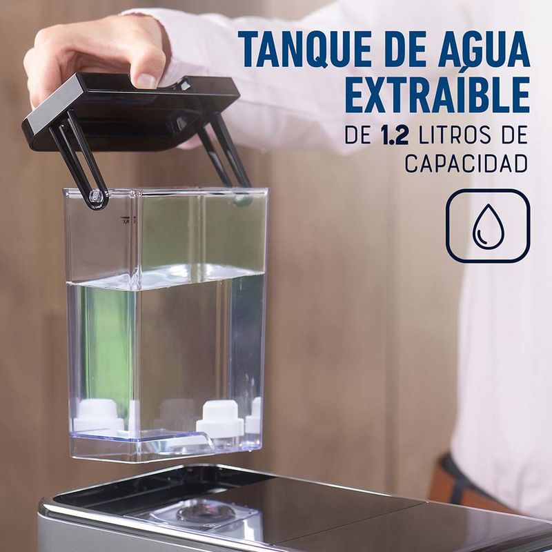 Cafetera-Oster®-Super-Automatica-para-Espresso-con-20-Bar-de-Presion-Plateada