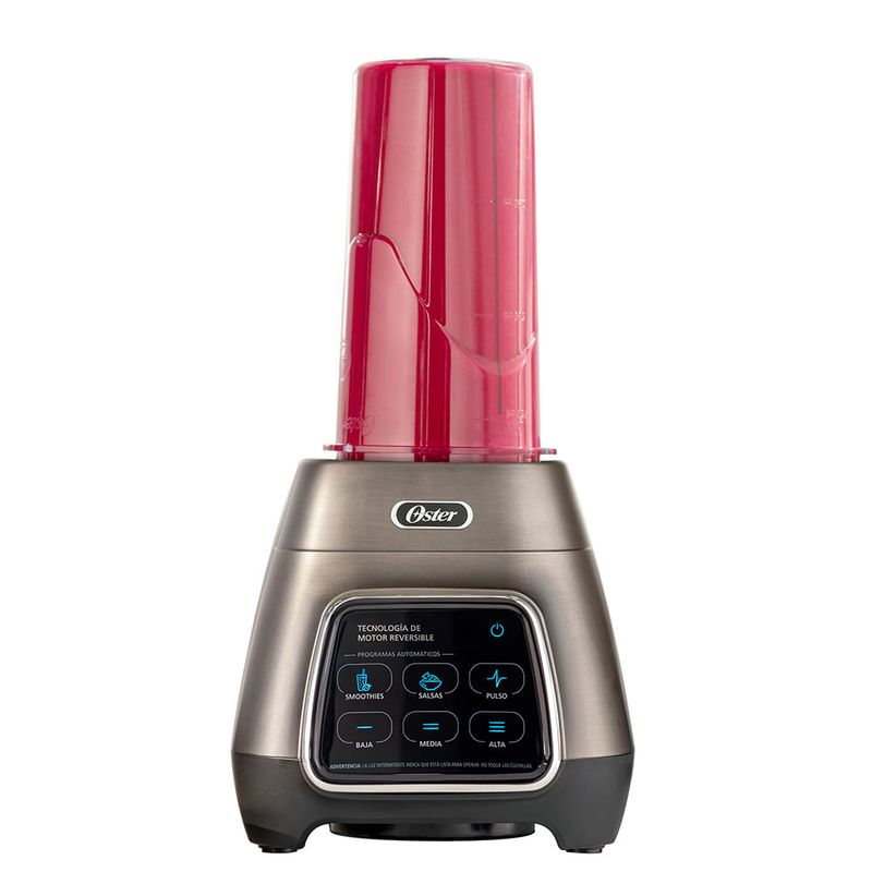 Licuadora-Oster®-Motor-Reversible-Pantalla-Tactil-3-Velocidades-y-2-Programas-Automaticos-700-W-Vaso-Blend-N-Go-Plateada-BLSTPYG1312XBG
