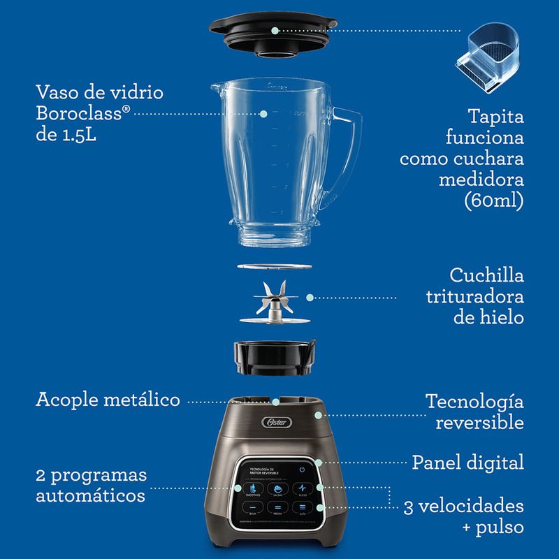 Licuadora-Oster®-Motor-Reversible-Pantalla-Tactil-3-Velocidades-y-2-Programas-Automaticos-700-W-Vaso-Blend-N-Go-Plateada-BLSTPYG1312XBG