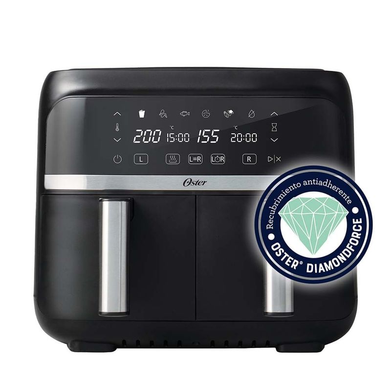 Freidora-de-Aire-Dual-Oster®-con-Recubrimiento-Antiadherente-DiamondForce-2-Canastas-Capacidad-76-Lt-CKSTAF7MCDDF