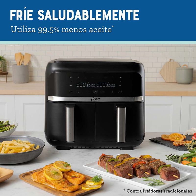 Freidora-de-Aire-Dual-Oster®-con-Recubrimiento-Antiadherente-DiamondForce-2-Canastas-Capacidad-76-Lt-CKSTAF7MCDDF