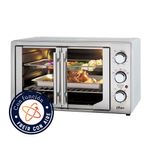 Horno-con-Freidora-de-AireOster®-Recubrimiento-Antiadherente-para-una-Facil-Limpieza-42-Lt-Puertas-Estilo-Frances-Plateado-TSSTTVFDMAFNS