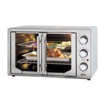 Horno-con-Freidora-de-AireOster®-Recubrimiento-Antiadherente-para-una-Facil-Limpieza-42-Lt-Puertas-Estilo-Frances-Plateado-TSSTTVFDMAFNS