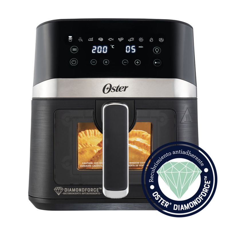 Oster®-Freidora-de-Aire-Digital-con-Recubrimiento-Oster®-DiamondForce-4L-de-Capacidad-con-10-Programas-Automaticos-CKSTAF40WDDF